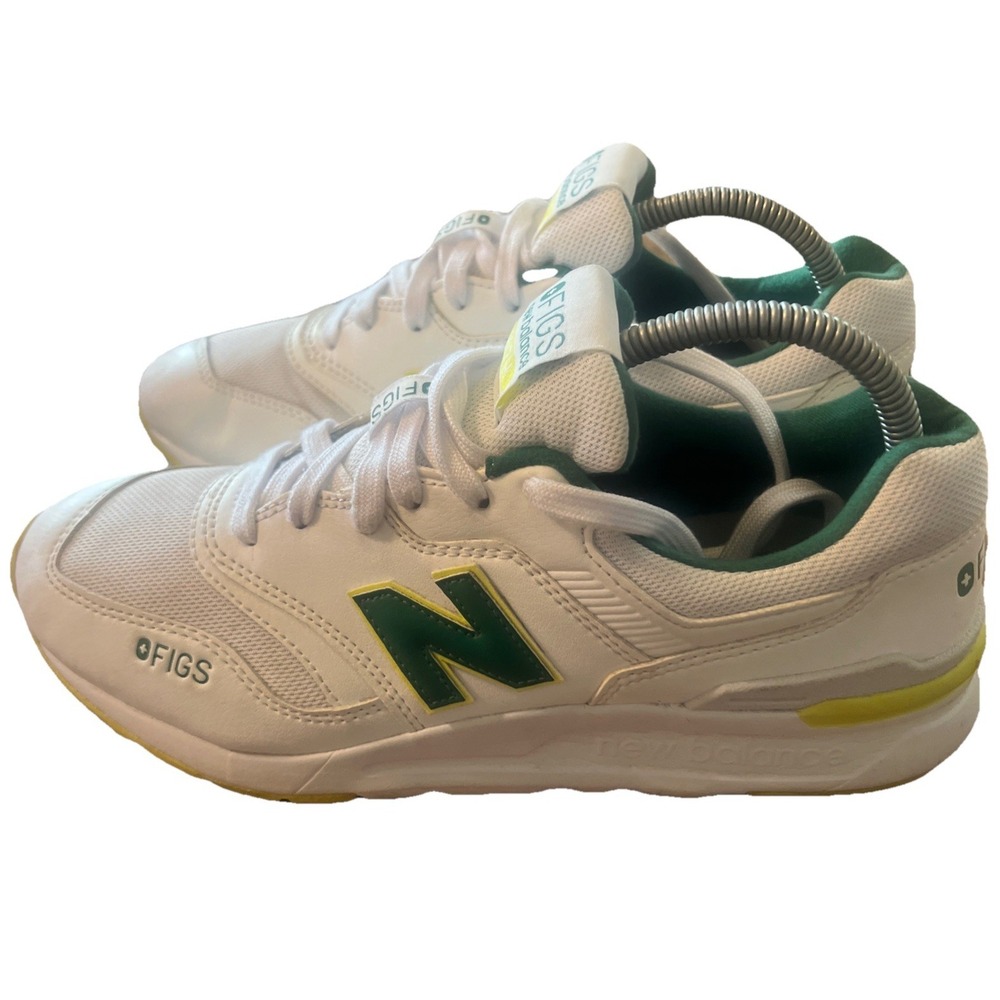 FIGS New Balance 997H Green Yellow Mens 7 Women's‎ 8.5 Excellent Condition